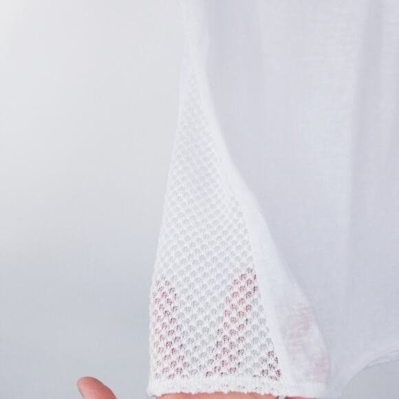 Converse | White Sheer Tee | Size Medium EUC - Picture 4 of 5